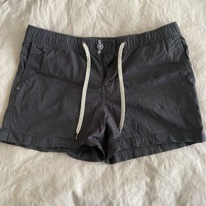Woman’s Vuori shorts - charcoal gray NWOT